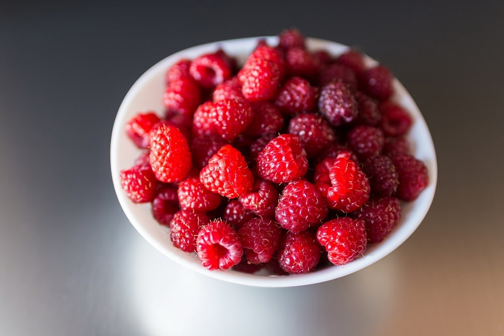 Beautiful,Selection,Of,Freshly,Picked,Ripe,Red,Raspberries,In,The