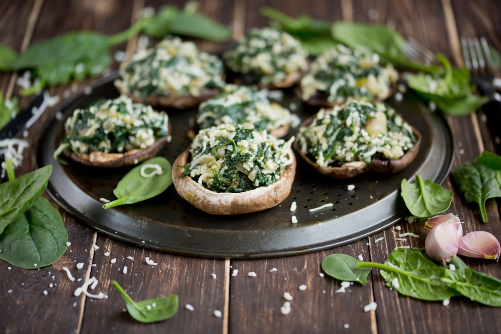 Spinach Stuffed Mushrooms