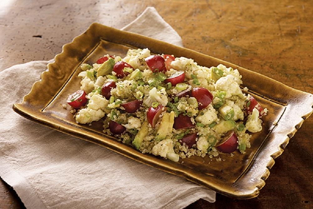 Quinoa, Cauliflower and Grape Salad