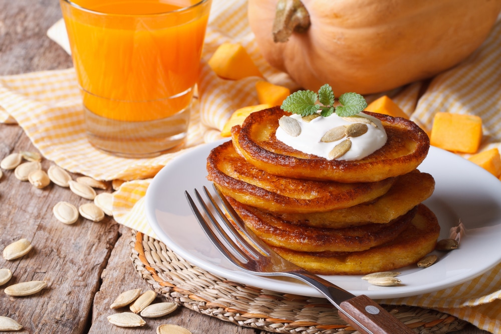 Pumpkin & Ginger Snap Pancakes