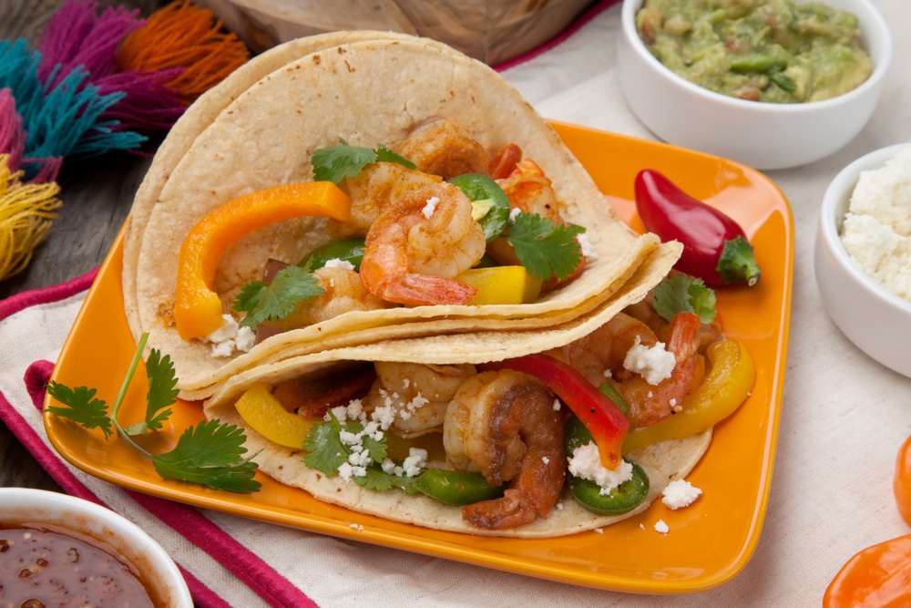 Sheet-Pan Shrimp Fajitas