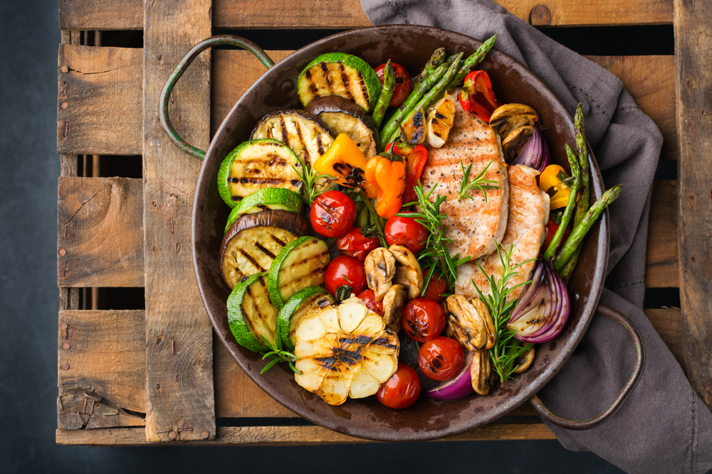 Grilled Asparagus Salad