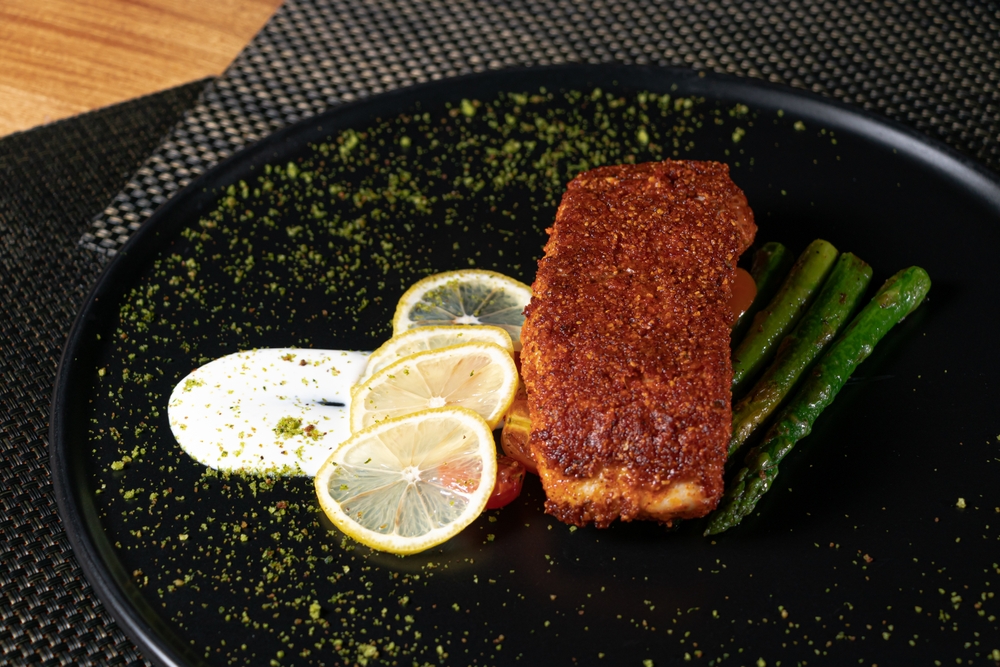 Crusted Cod & Asparagus